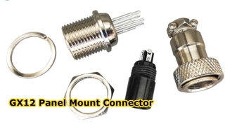 GX12 GX16 GX20 GX 25 Konektörler havacılık fişi ve soketi