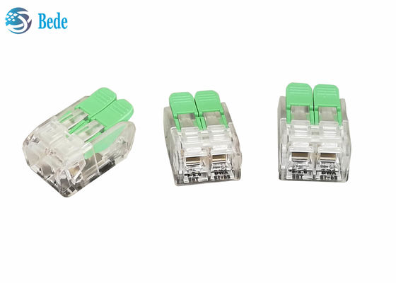 32A PC / PA66 İtmeli Tel Konnektörü Mandal Somunlu Tel Birleştirme Konnektörü 2 Yollu OJ262