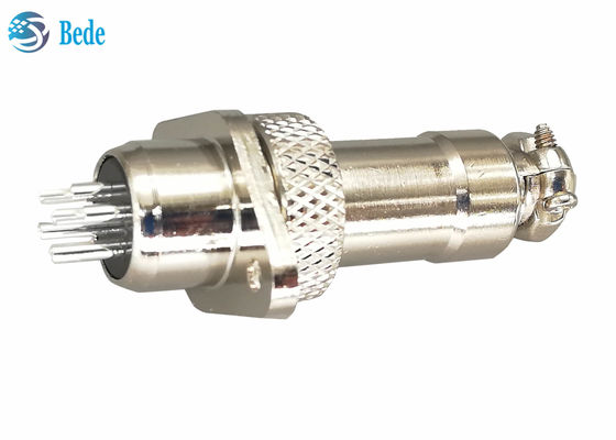 Rombus Flange M12 3A 200V Sert-Sınıf Dairesel Bağlayıcılar 5 6 7 Pinler