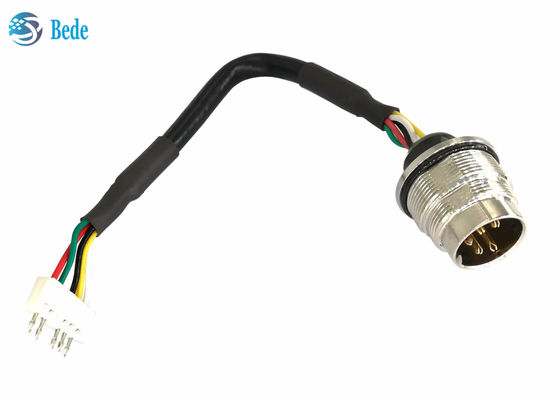 AISG RET Kabloları AISG Arka Panel Montajı Erkek Kontakları 5 Pinli Krimp Terminaline