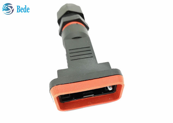 Su Geçirmez Muhafaza D Alt Konnektörler AISG Kablo Kullanımı IP68 PA66 Malzeme