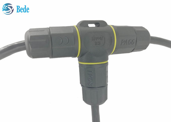 T Tipi 5 Pin Su Geçirmez Elektrik Konnektörleri Kablo Bağlantı Kutusu IP68 5 Pin