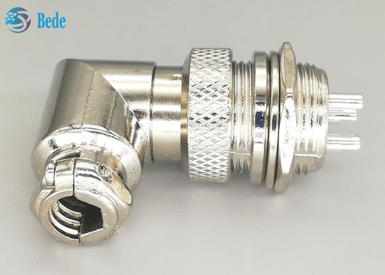 Çinko Alaşımlı Malzeme Gx16 3 Pin Konnektör Fiş ve Soket Kitleri Dirsek Konnektör