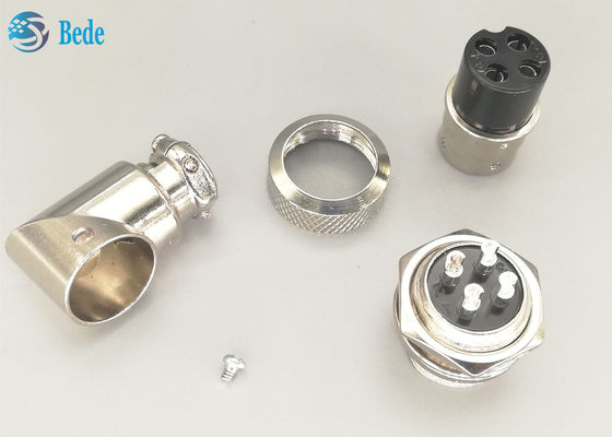 Uçak Gx16 4 Pin Bağlantı Seti Plug And Socket Kits Elbise Panel Mount Bağlantısı