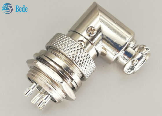 Havacılık Gx16 5 Pin Sağ Köşeli Bağlantıcı Erkek ve Kadın Tüm Aksesuarlarla