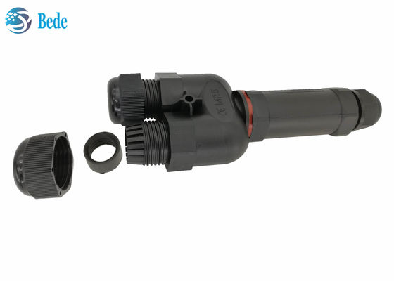 Y Tipi 3 Kanal 2 3 4 5 Pin Su Geçirmez Elektrik Konnektörleri Ip68 250v 16 ~ 24a