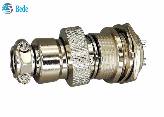 2 Pin 16MM Dairesel Gx16 Havacılık Bağlantı Paneli Montaj Bağlantı Erkek ve Kadın Setleri