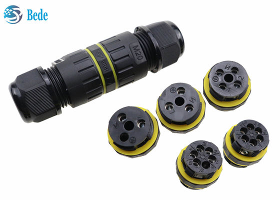 Ip68 M20 2 Pin Su Geçirmez Kablo Konnektörleri 3 4 5 6 Pin 2 Kutuplu Dış Mekan ve Su Altı Kullanımı İçin