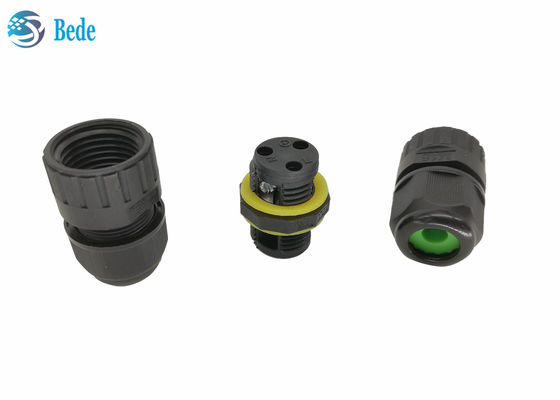 Ip68 M20 2 Pin Su Geçirmez Kablo Konnektörleri 3 4 5 6 Pin 2 Kutuplu Dış Mekan ve Su Altı Kullanımı İçin