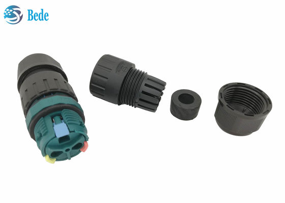 M20 Hızlı Kablolama Su geçirmez Kablo Bağlayıcısı 3 Pin 2 Kanal 450V 17.5A ip68 su geçirmez bağlayıcısı 2 Pin