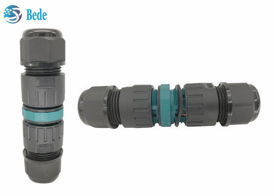 M20 Hızlı Kablolama Su geçirmez Kablo Bağlayıcısı 3 Pin 2 Kanal 450V 17.5A ip68 su geçirmez bağlayıcısı 2 Pin