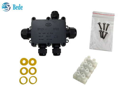 Yeraltı su geçirmez elektrikli bağlantı kutusu 2 3 4 5 6 Sokak lambası için 450V kanal