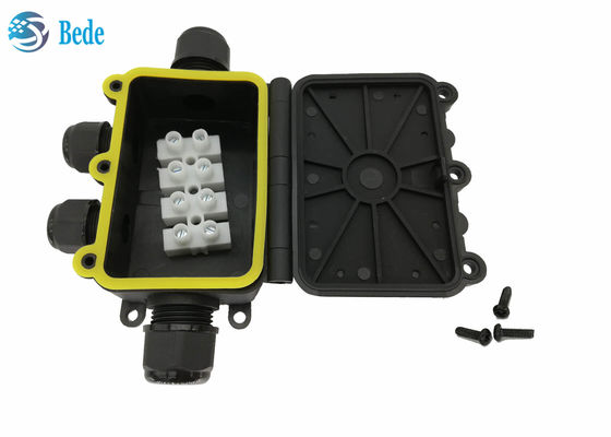 IP68 Su Geçirmez Bağlantı Kutusu Hava Koşullarına Dayanıklı Dış Mekan Kablo Bağlantı Kutusu 6 Kanal 450V