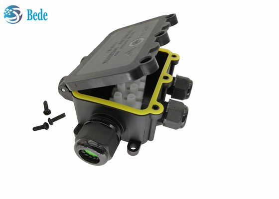 IP68 Su Geçirmez Bağlantı Kutusu Hava Koşullarına Dayanıklı Dış Mekan Kablo Bağlantı Kutusu 6 Kanal 450V