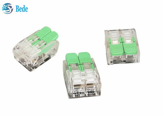 32A PC / PA66 İtmeli Tel Konnektörü Mandal Somunlu Tel Birleştirme Konnektörü 2 Yollu OJ262