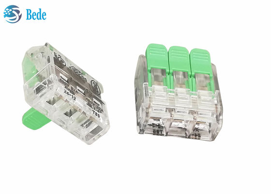 Kollu Tel Birleştirme Konnektörü Hızlı Klemens Blokları 3 yönlü 450V 32A OJ263