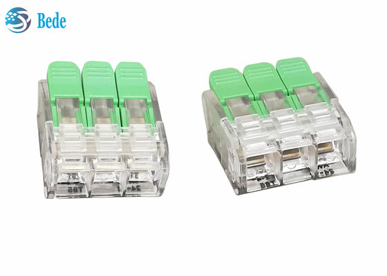 Kollu Tel Birleştirme Konnektörü Hızlı Klemens Blokları 3 yönlü 450V 32A OJ263