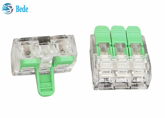 Kollu Tel Birleştirme Konnektörü Hızlı Klemens Blokları 3 yönlü 450V 32A OJ263