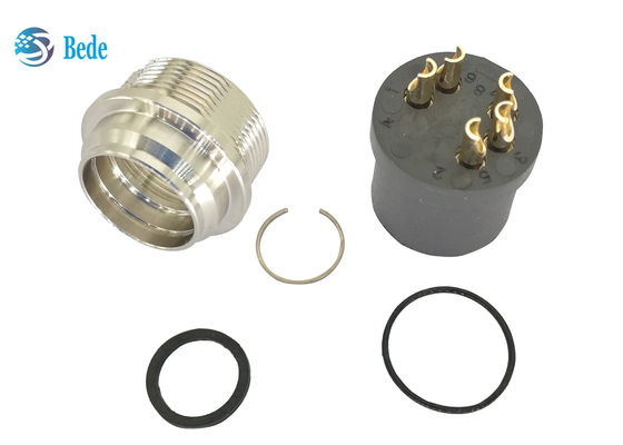 C485 Stil A3 AISG Konnektör Montaj Dişi Uç 8 Pin 5 Altın Kaplama Konnektör