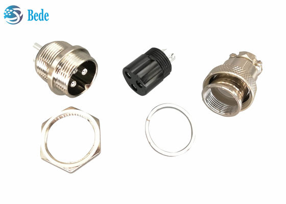 Ön Montaj Dairesel Gx20 Bağlayıcı Erkek ve Dişi Kits 2~10 / 12/ 14 / 15 Pinler