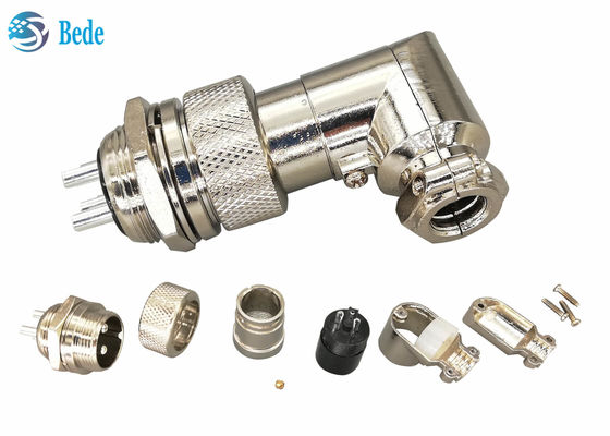 Panel Montaj Bağlantıları Gx20 Bağlantı Setleri Dirseği 90 Derece Düz Açı