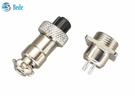 5 6 7 Pin M12 Çemberli Bağlantı Karesi Flange Erkek ve Kadın Setleri ile