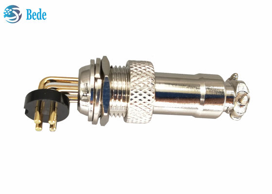 2 4 Pin Gx12 3 Pin Konnektör PCB Lehimleme 90 Derece Pin 3A 200V