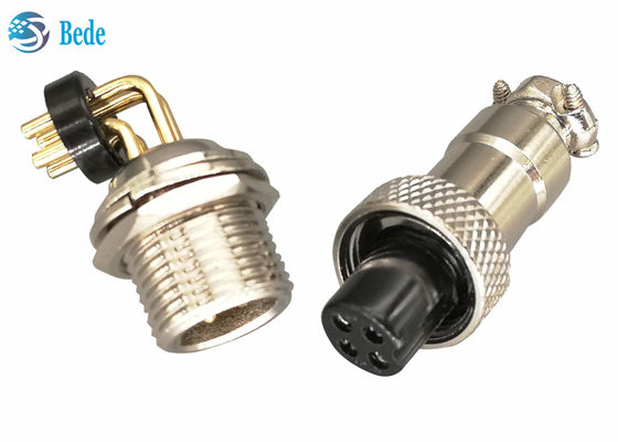 2 4 Pin Gx12 3 Pin Konnektör PCB Lehimleme 90 Derece Pin 3A 200V