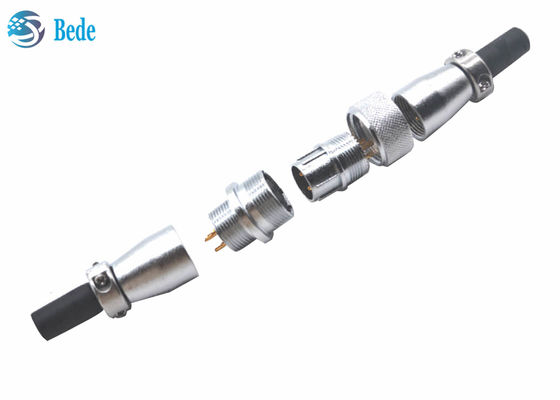 Erkek ve Dişi Kenetlemeli Dairesel Konnektörler 2 3 Pin 10A 500V