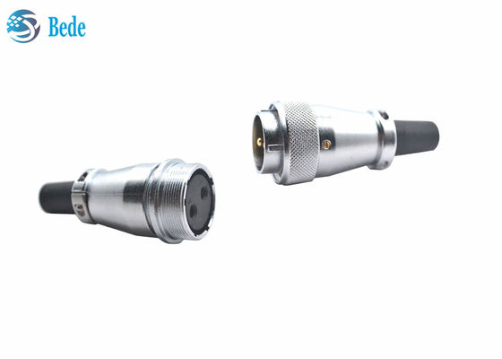 Erkek ve Dişi Kenetlemeli Dairesel Konnektörler 2 3 Pin 10A 500V