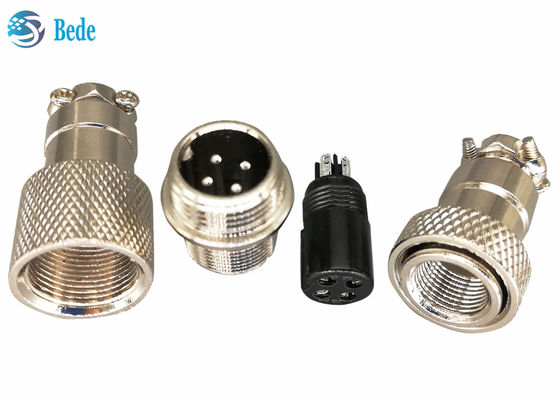 GX12 Sağlam Sınıflı Bağlantılar Erkek ve Dişi Doklama 2 3 4 5 6 7 pin 3A 200V