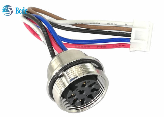 Kadın Bağlantılar 5 Pins AISG RET Kabloları AISG IP67 Arka Panel Montajı