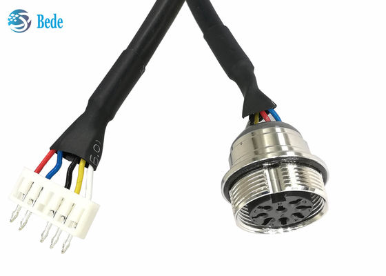 8 pin Dişi Konnektörler AISG RET Kablo - 6 Pinli Sıkma Terminali