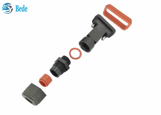 Su Geçirmez Muhafaza D Alt Konnektörler AISG Kablo Kullanımı IP68 PA66 Malzeme