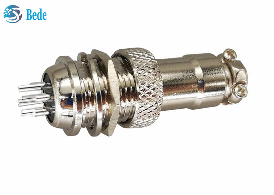 Çinko Alaşımlı GX16 Havacılık Fişi 2 Pin 3 4 5 Pin Arka Montaj Stili