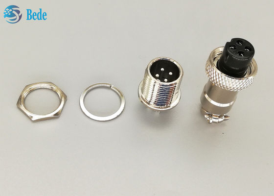 Çinko Alaşımlı GX16 Havacılık Fişi 2 Pin 3 4 5 Pin Arka Montaj Stili