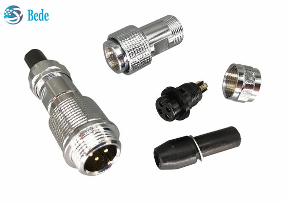 Su geçirmez IP68 M16 Dairesel Bağlantı Kablosu Doklama Tarzı 6~10 Pin 4A 200V