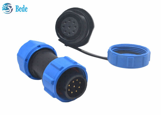 M13 PA66 Su geçirmez Kablo Bağlantıları Panel Montaj Bağlantısı 2 3 4 5 6 7 9 Pin