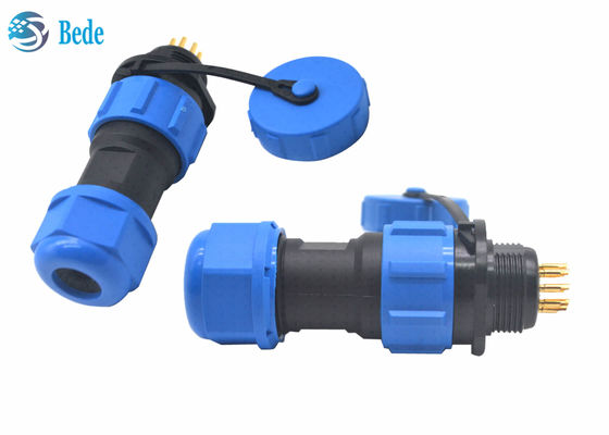 M13 PA66 Su geçirmez Kablo Bağlantıları Panel Montaj Bağlantısı 2 3 4 5 6 7 9 Pin