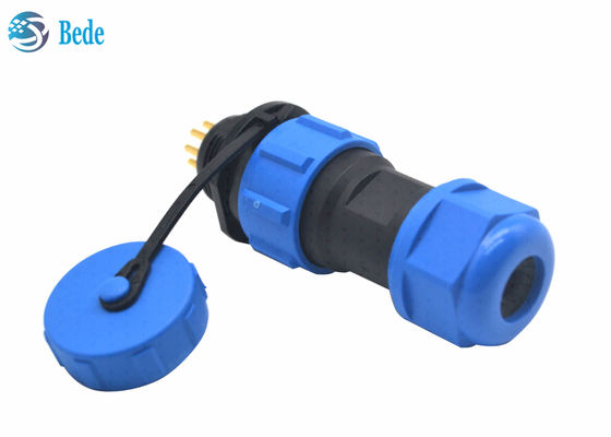 Panel montajı IP68 Su geçirmez kablo bağlantıları M21 Havacılık 2 3 4 5C 7 9 12 Pin