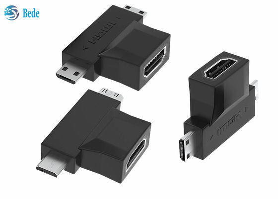 1080P Altın Kaplama 2 In 1 HDMI Repeater HDMI Bir Kadın HDMI Mikro Ve Mini