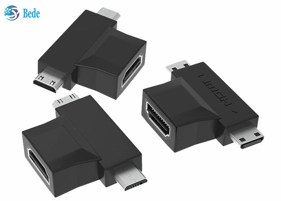 1080P Altın Kaplama 2 In 1 HDMI Repeater HDMI Bir Kadın HDMI Mikro Ve Mini