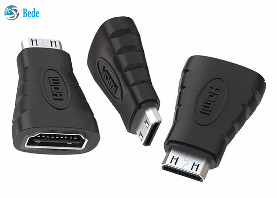 Altın kaplı HDMI Mini Değiştiricisi, Kadından Erkeğe Mini HDMI Adaptörü
