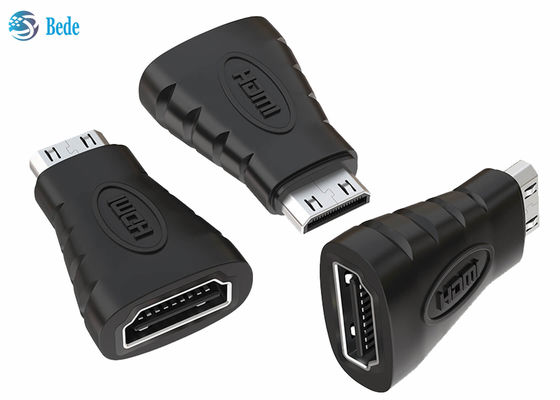 Altın kaplı HDMI Mini Değiştiricisi, Kadından Erkeğe Mini HDMI Adaptörü