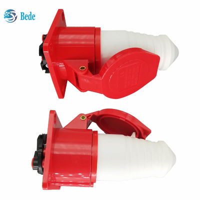 CEE fişler ve soketler Endüstriyel Erkek Kadın Soket 4 Pin 3P + N 380-415V 16Amp
