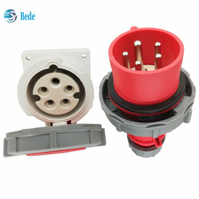 Su geçirmez IP67 Endüstriyel Plug Soketleri 5Pin 3P+N+E 16Amp ve 32Amp Panel Montaj Tipi