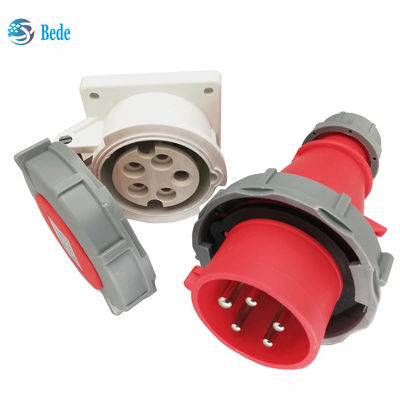 Su geçirmez IP67 Endüstriyel Plug Soketleri 5Pin 3P+N+E 16Amp ve 32Amp Panel Montaj Tipi