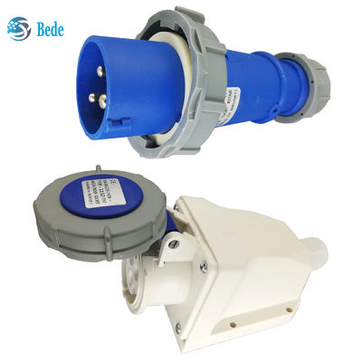 IP67 High Current Plugs And Sockets 32Amp 220~250V With OEM/ODM