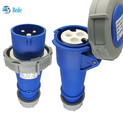 Güvenilir Tek Fazlı Endüstriyel Soket - Voltaj 220V-250V 16A 3Pins Doklama Tipi