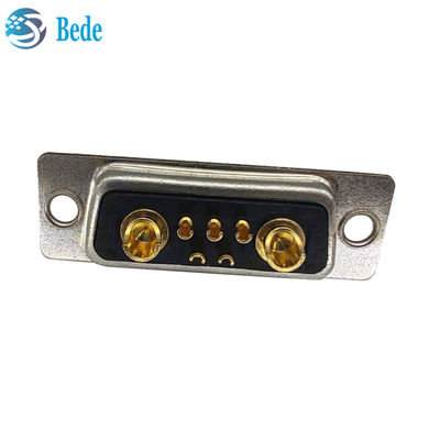 Yüksek Akım Planlama D-Sub Bağlantısı DB 7W2 Levhane Kupası Bitiş Tarzı ve 500 Çiftleşme Döngüsü ile Dişi Bağlantı